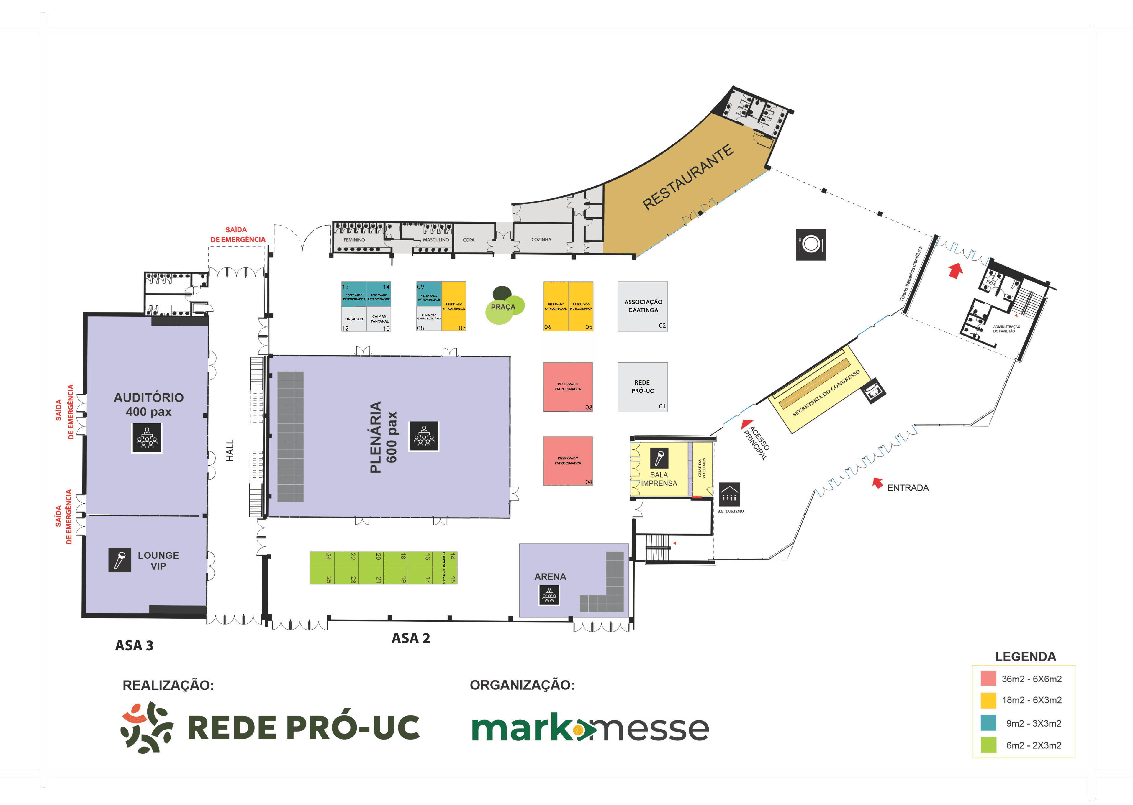 Planta da Feira de Conservação